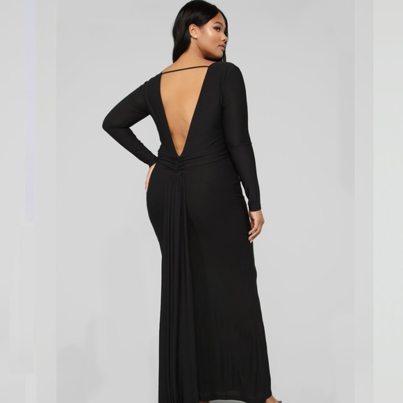 Dresses & Skirts - Elegant & Sexy Black Plus Size Dress
